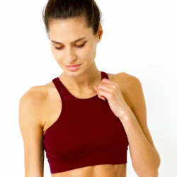 Ashton Sports Bra - Maroon Ashton Sports Bra - Maroon