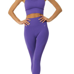 L'espace Low-Waisted Capri Leggings with Mesh Panels and