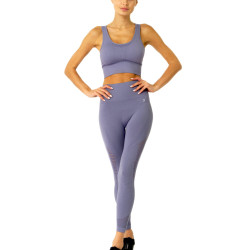 Mesh Seamless Set - Grey Purple
