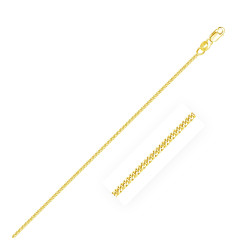 10k Yellow Gold Gourmette Chain 1.5mm 10k Yellow Gold Gourmette Chain 1.5mm