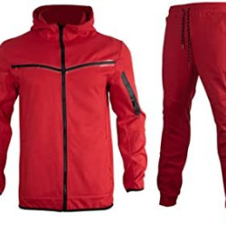 Mens 2 Piece Tracksuit Full Zip Up Hoodies Outfits Sweatsuit Athletic Suits Sports Jogging Track Suits for Men Set Mens 2 Piece Tracksuit Full Zip Up Hoodies Outfits Sweatsuit Athletic Suits Sports Jogging Track Suits for Men Set