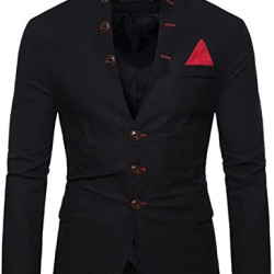 Men's Suit Jacket Casual Slim Fit Coat Lightweight Business Daily Blazers Formal Solid Color Dress Coats Men's Suit Jacket Casual Slim Fit Coat Lightweight Business Daily Blazers Formal Solid Color Dress Coats