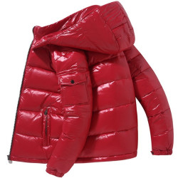 2022 Winter Men Puffer Jackets Bubble Padded Clothes Shiny Detachable Hat Warm Black Waterproof No Wash Jackets Man Down Coats 2022 Winter Men Puffer Jackets Bubble Padded Clothes Shiny Detachable Hat Warm Black Waterproof No Wash Jackets Man Down Coats