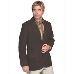Scully 602-63-46 Mens Leather Wear Blazer, Brown, Size 46 Scully 602-63-46 Mens Leather Wear Blazer, Brown, Size 46